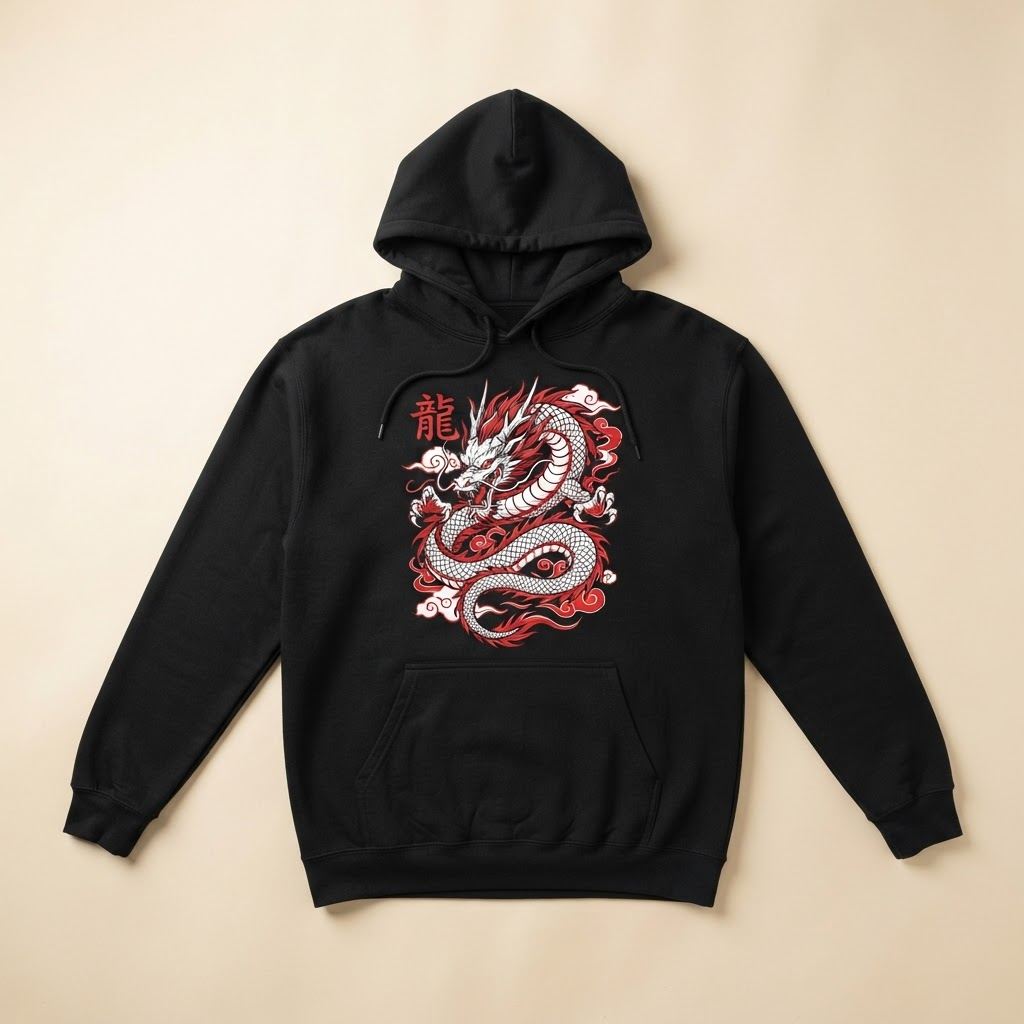 Dragon Spirit Graphic Hoodie